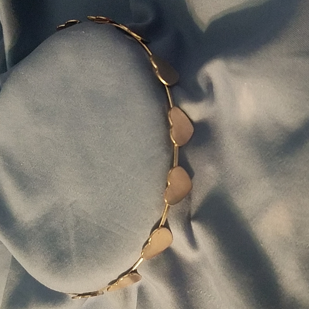 Girl's rosegold heart hesdband